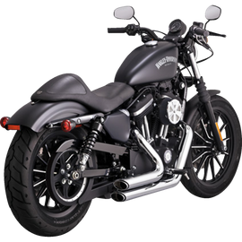 Vance & Hines exhaust S-Shot Stag for Harley Davidson XL 14-22, showing the chrome finish and sleek design.