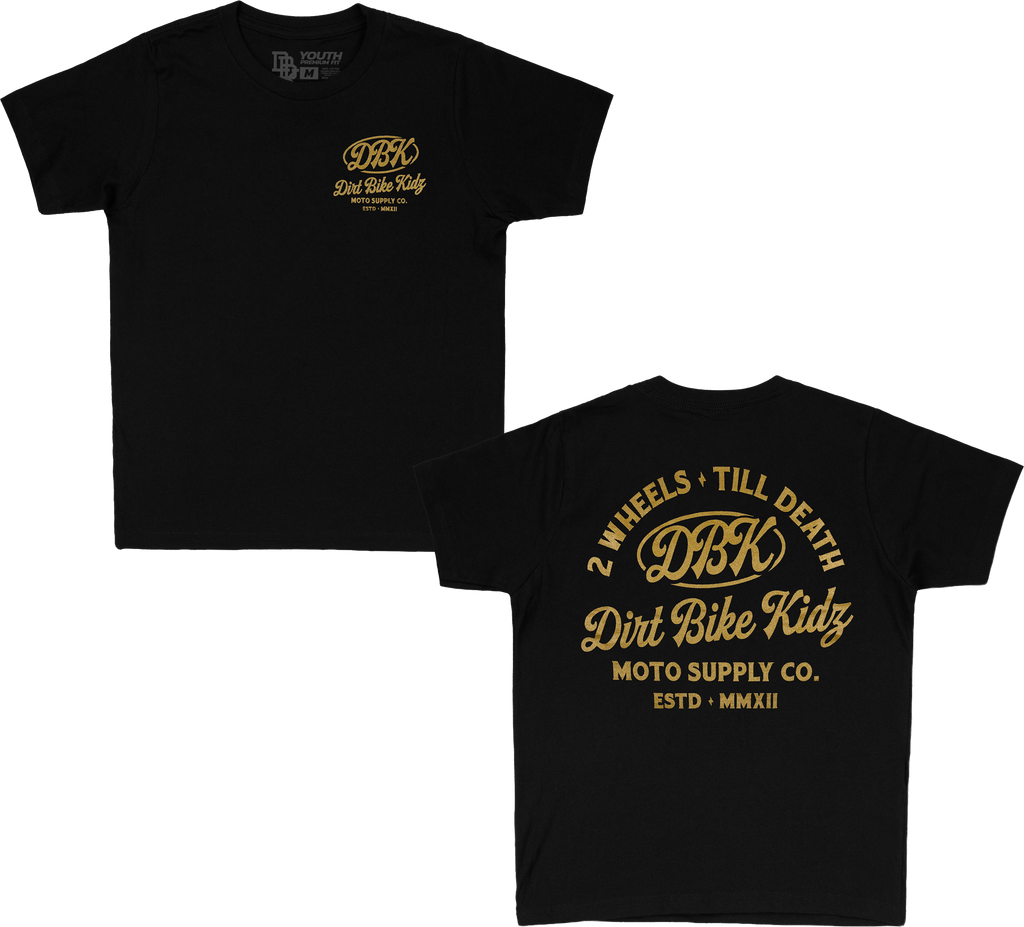 Gold Nugget Youth Tee Black Yx