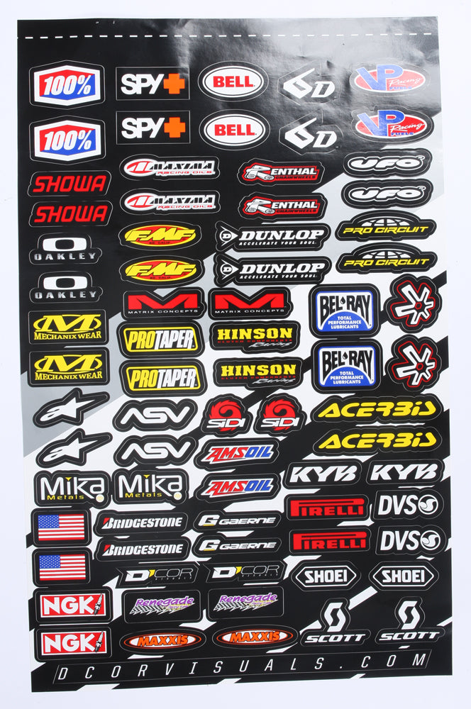 Mx Logos 2 Decal Sheet
