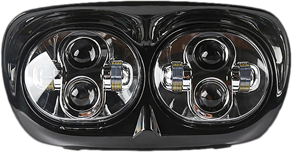 Road Glide Led Headlight `04 13 Black
