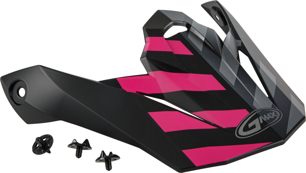 Visor W/Screws Fame Mx 86 Matte Black/Pink/Silver