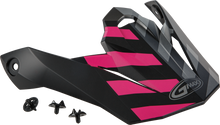Load image into Gallery viewer, Visor W/Screws Fame Mx 86 Matte Black/Pink/Silver