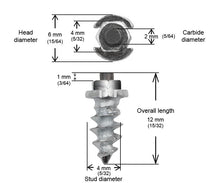 Load image into Gallery viewer, 11mm Shoulder Screw Studs Qty 24