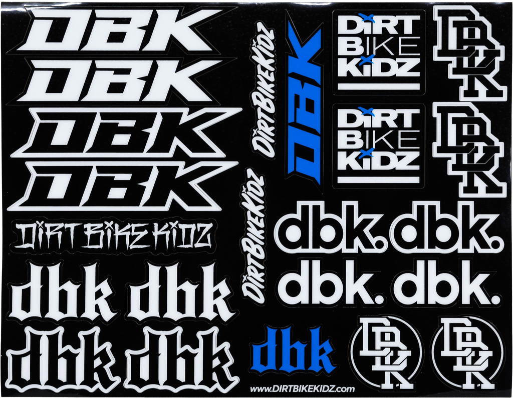 Moto Pack Sticker Sheet 8.5"X11"