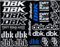 Moto Pack Sticker Sheet 8.5