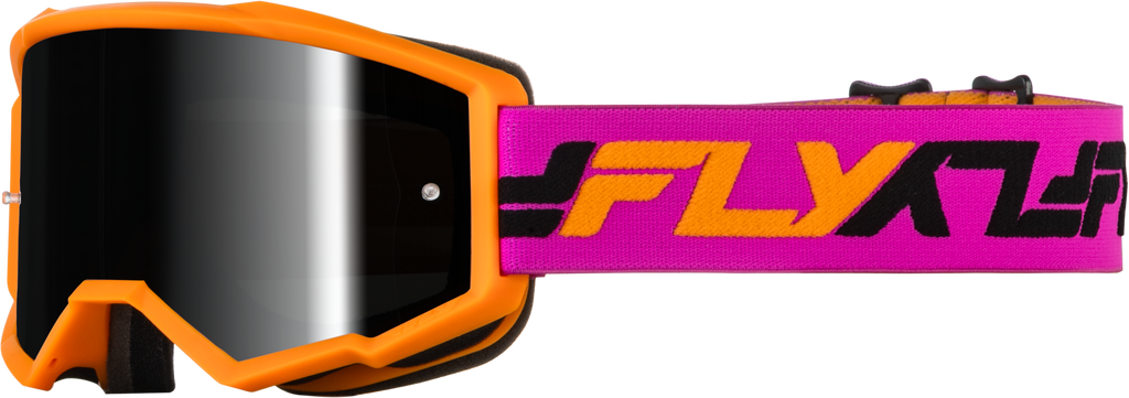 Youth Zone Goggle Orange/Pink W/ Black Mirror/Smoke Lens