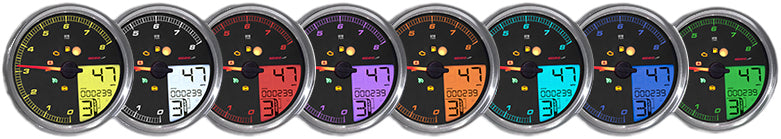 Koso Hd 05 4.5" Gauge Chrome Bezel, Pre Canbus