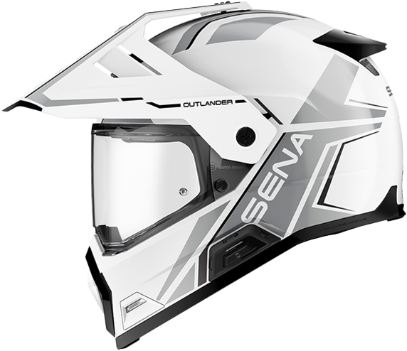 Outlander  Smart Ds Helmet White Md