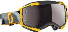Load image into Gallery viewer, Fury Goggle Camo Grey/Ylw Silver Chrome Works
