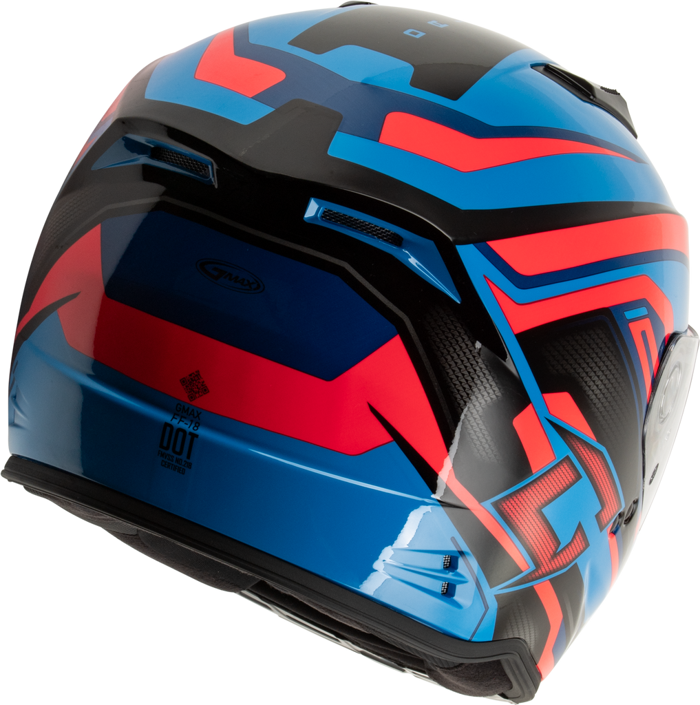 Ff 18 Drift Helmet Black/Blue/Red Xs