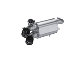 Dual Stacked Slip On System W/ Active Exhaust Cf Tip