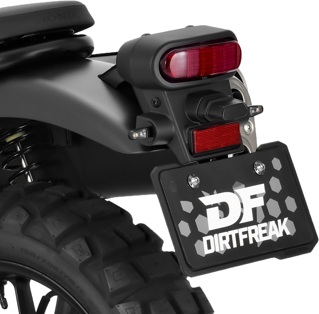 701 Led Turn Signals W/Taillight Blk W/Clr Lens Pr