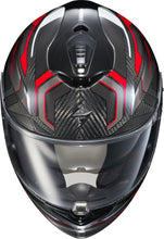 Load image into Gallery viewer, Exo St1400 Evo Carbon Helmet Hex Gloss Red Xl