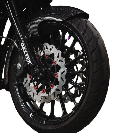 Carbon Fiber Mid Lgth Fender Front 19" Flh 86 13