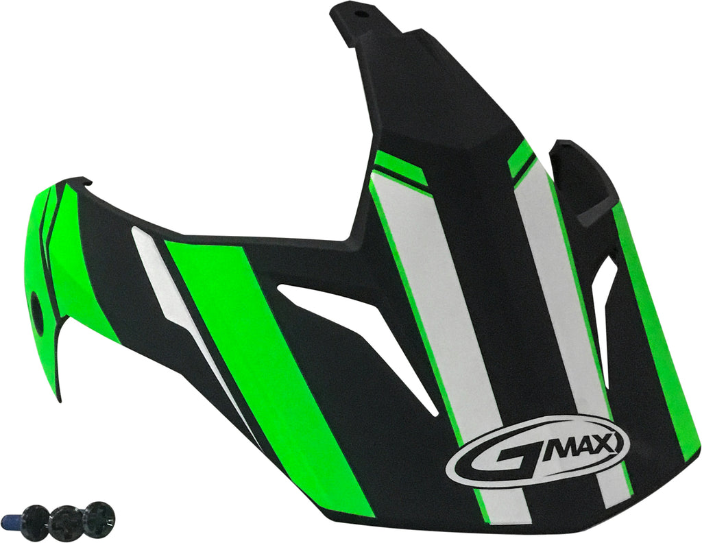 Visor W/Screws Vertical Gm 11 Black/Hi Vis Green