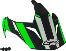 Load image into Gallery viewer, Visor W/Screws Vertical Gm 11 Black/Hi Vis Green