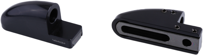 Cnc Fairing Mirror Adapter Short Pair Black