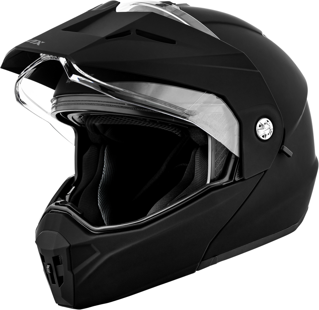 Md 74 Solid Helmets Matte Black Xs