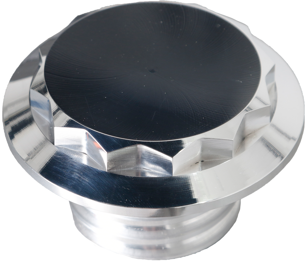 H/D Billet 12 Point Non Vented Polished Fuel Cap