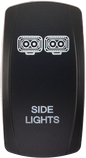 Dash Switch Rocker Face Side Litghts