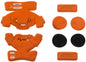 K1 Knee Brace Pad Set Orange Ym (Left)