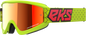 Flat Out Mirror Goggle Flo Ylw/Blk/Fire Rd Red Mirror