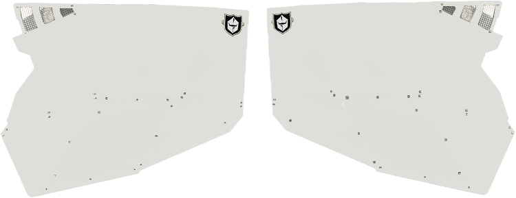 Stealth Door Skins White Pol