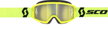 Load image into Gallery viewer, Primal Goggle Yellow/Black Yellow Chrome Works