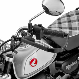 ZETA Adventure Armor Handguards Pr Black Hon for off-road motorcycles, showing durable black handguard with mounting hardware.