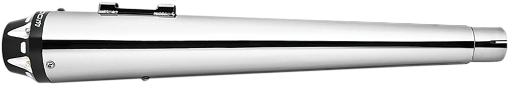 American Outlaw Slip Ons 4.5" Chrome W/Black Tip Indian