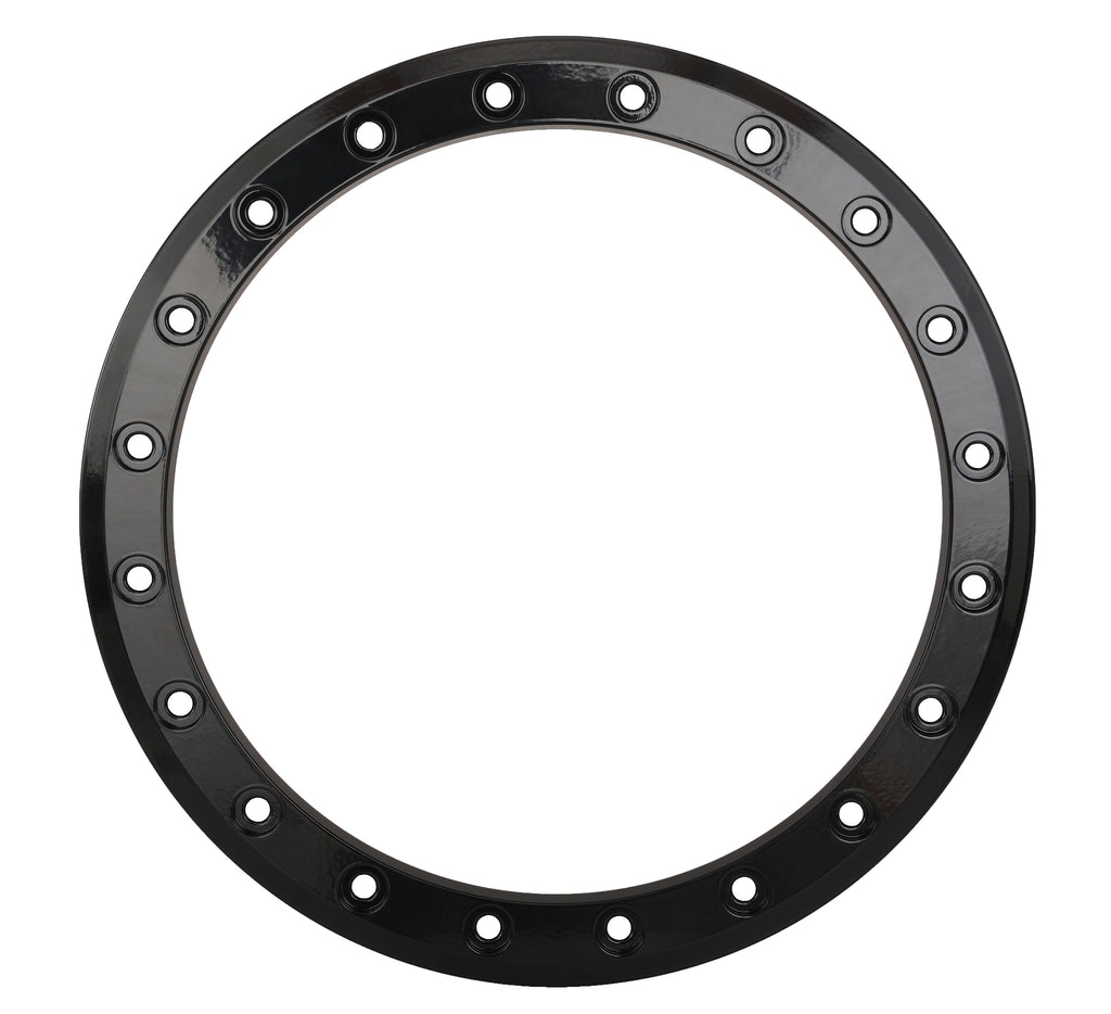 Sb8 Sb9 15" Beadlock Ring 10mm 20 Hole Gloss Black