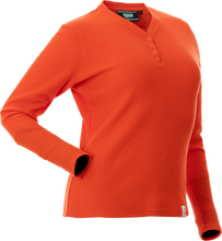 Load image into Gallery viewer, Cozy Waffle Shirt Poppy 3x