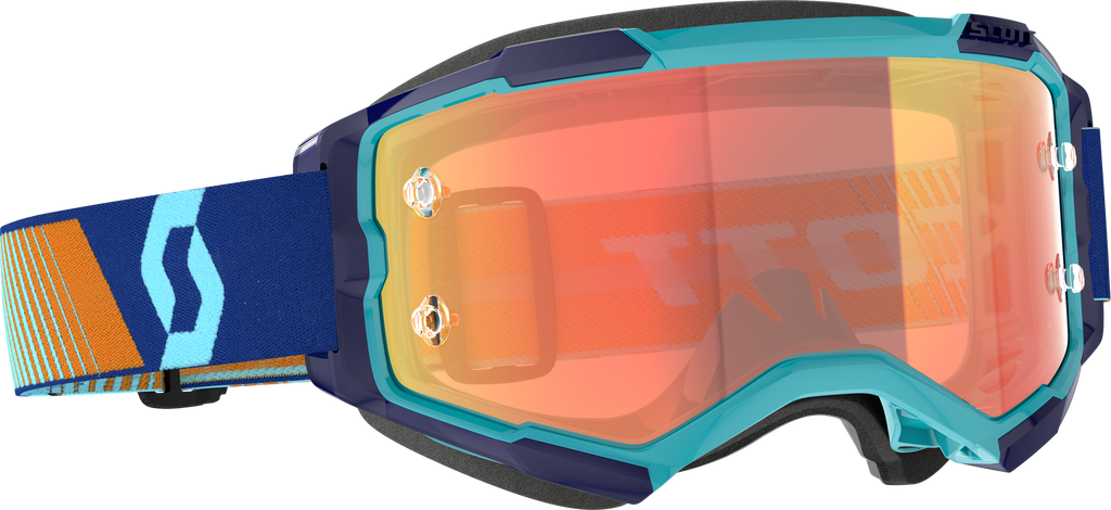 Fury Goggle Royal Blue/Org Orange Chrome Works