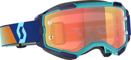 Fury Goggle Royal Blue/Org Orange Chrome Works