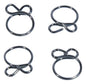 Hose Clamps Refill Kit 4/Pk