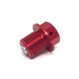ZETA Magnetic Drain Plug M14x14-P1.5 Red 634-8207R