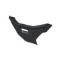 Front Bumper Kit Black Coated Steel Pol