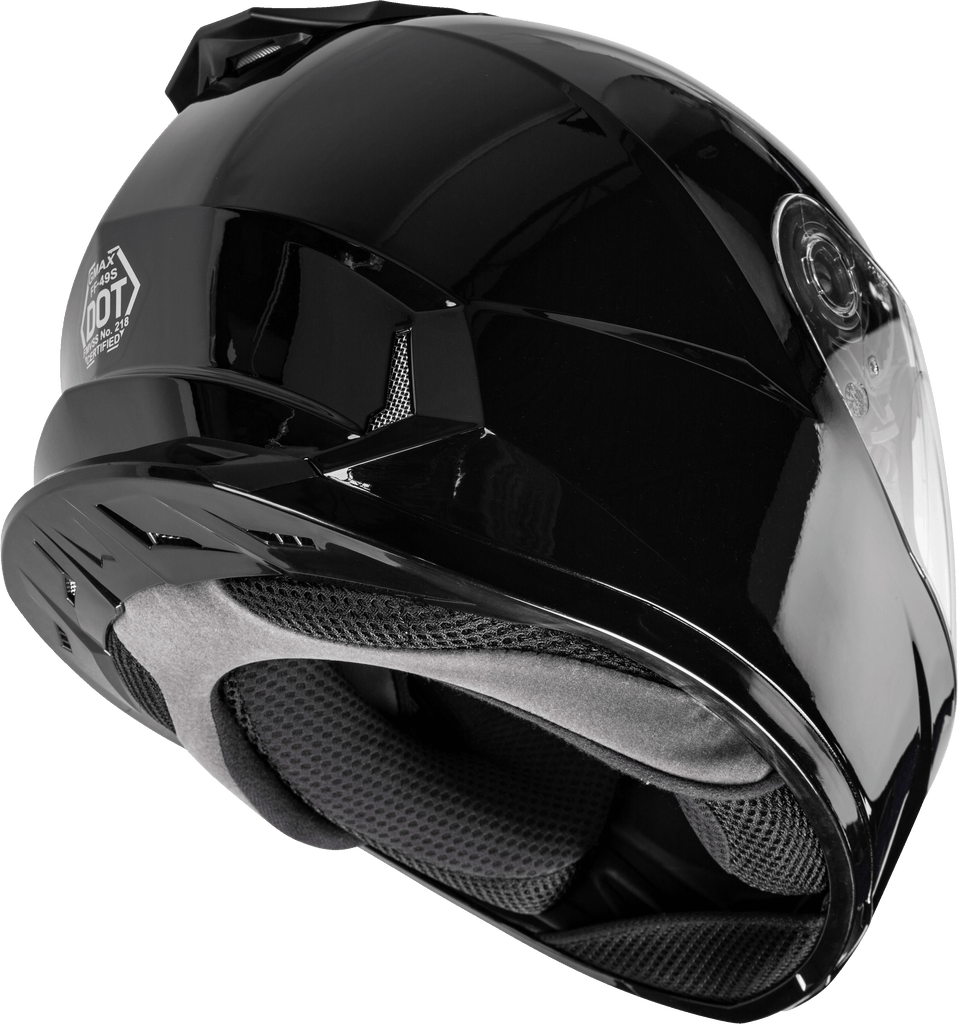 Ff 49s Full Face Snow Helmet Black W/Electric Shield Lg