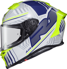 Load image into Gallery viewer, Exo R1 Air Full Face Helmet Juice White/Blue Xl