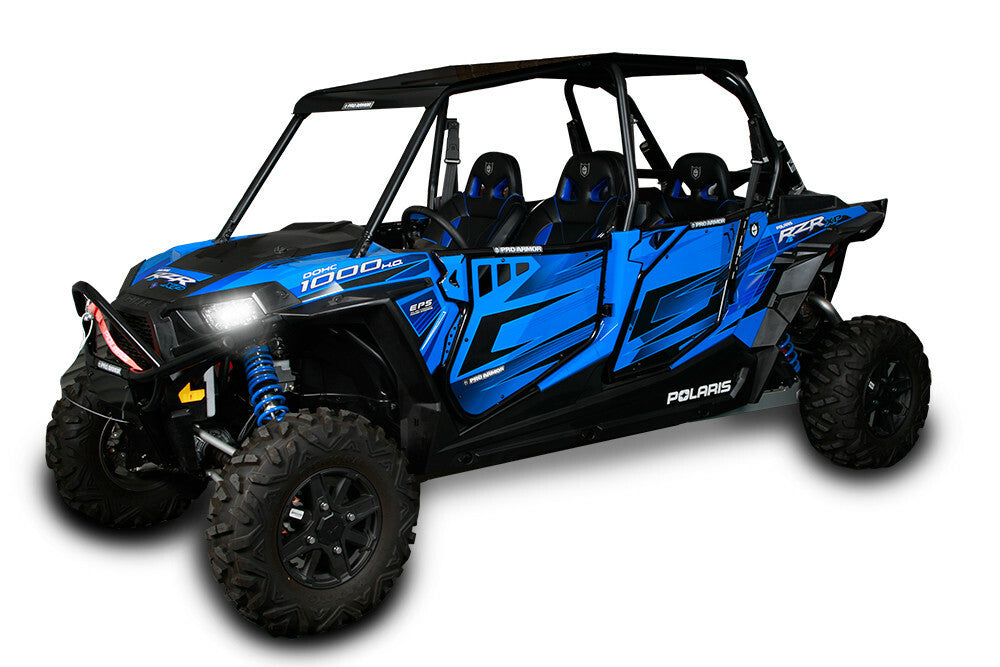Stock Aluminum Roof 4/Seat Black
