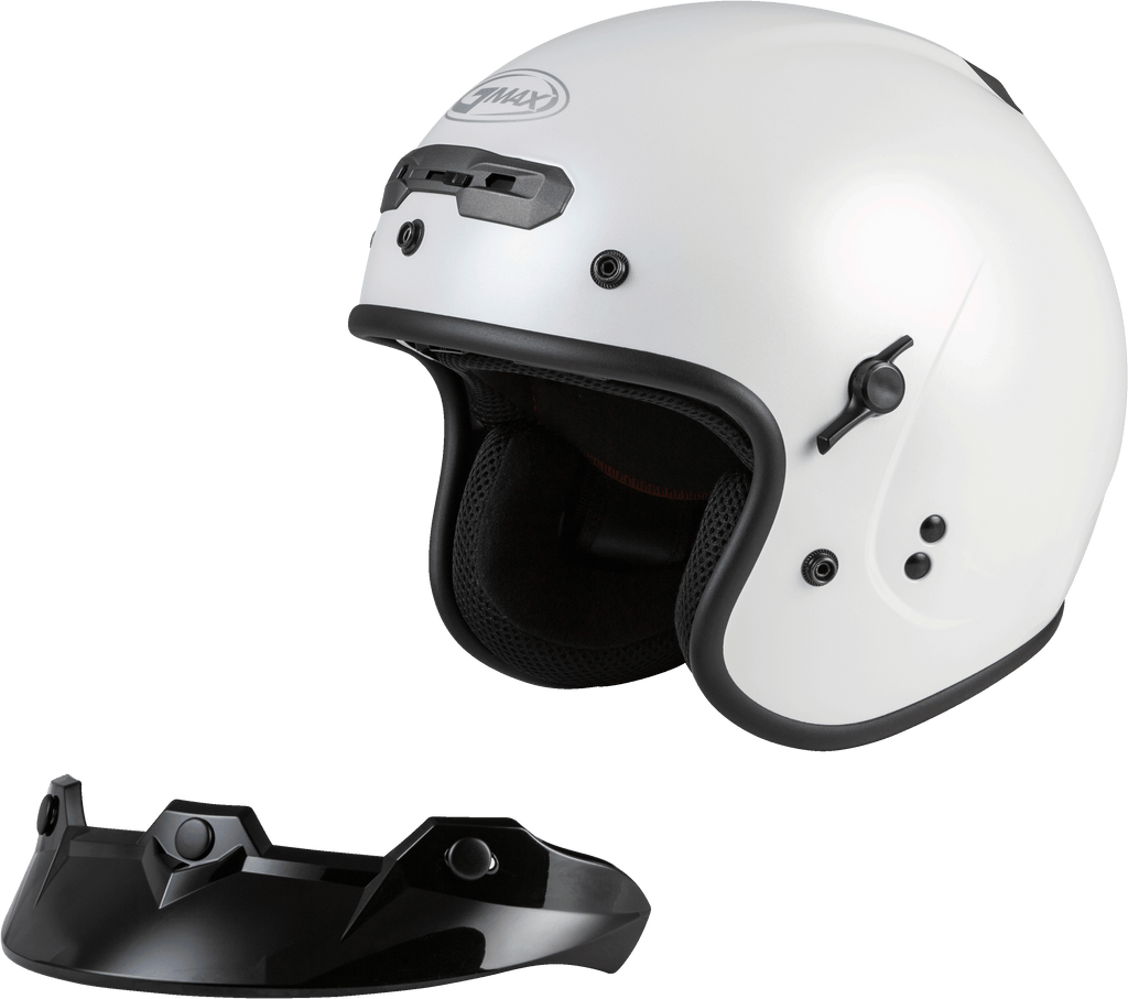Gm 32 Open Face Helmet Pearl White Xs