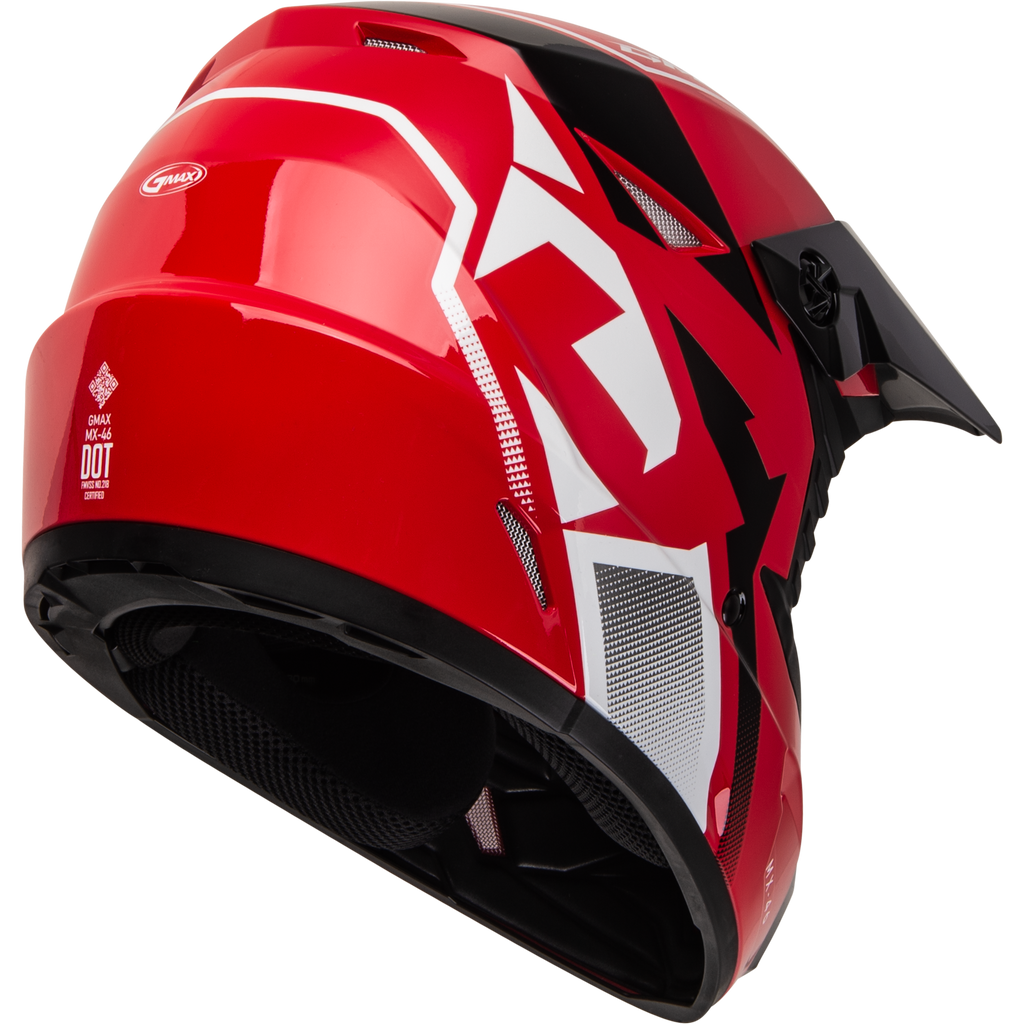 Mx 46 Compound Helmet Red/Black/White Xl