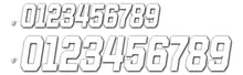 Load image into Gallery viewer, #2 White 6 Race Series 3/Pk