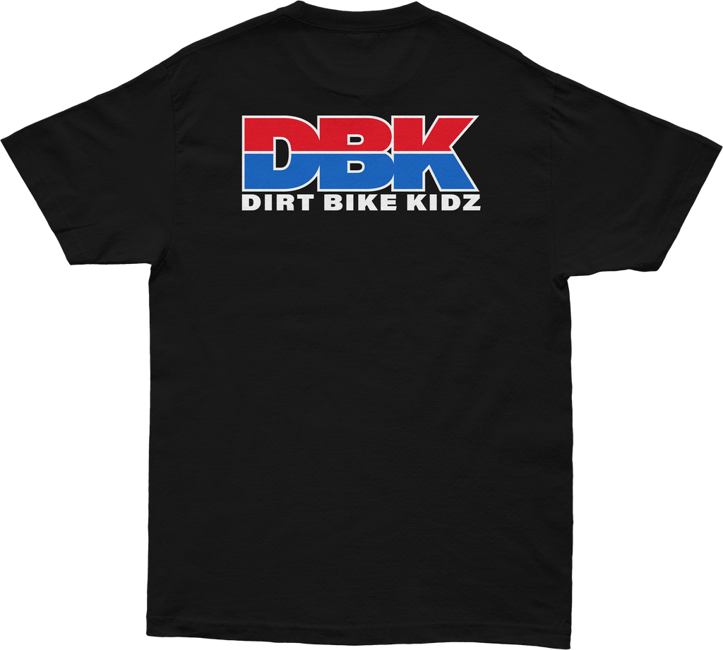 Black Ride DBK Tee shirt in size 3X, featuring a casual fit and bold graphic design, by the DBK brand.