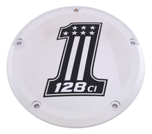Load image into Gallery viewer, 7   M8 Flt/Flh Derby Cover 128 Chrome