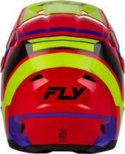 Load image into Gallery viewer, Youth Kinetic Scrap Helmet Red/Hi Vis/Purple/Black Ys
