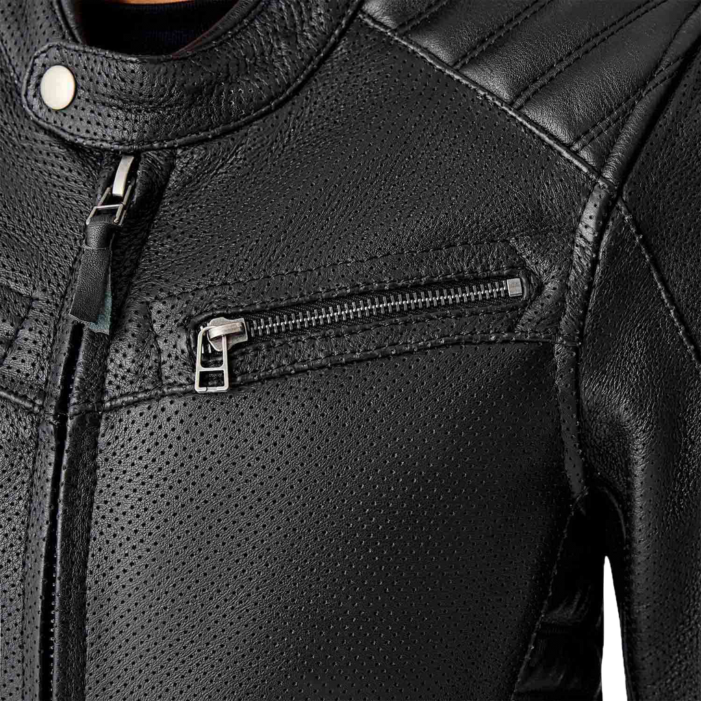 Womens Roadster Air D3o Jacket Black Leather Sm
