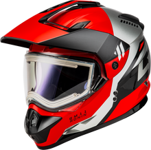 Load image into Gallery viewer, Gm 11s Ronin Snow Helmet W/ Electric Shield Black/Red Sm
