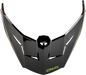 Md 74 Visor W/Screws Spectre Black/Green