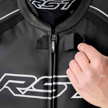 Load image into Gallery viewer, S1 D3o Suit Blk/Whi Leather Md